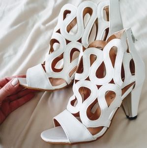White Sandal Heels